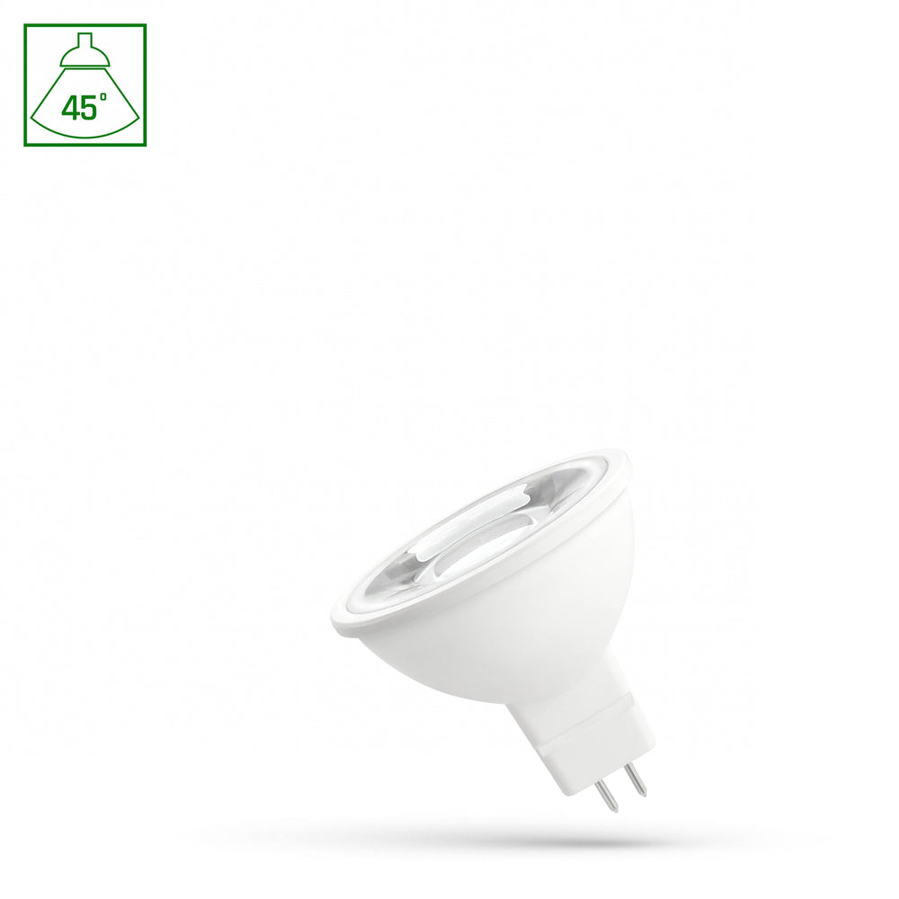 Spectrum LED MR16 GU5.3 12V 6W 3000K Warm Wit 450 lumen 45° bundel niet-dimbare spot