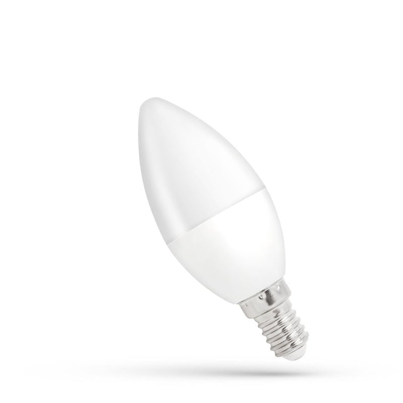 Lampe à bougie LED Spectrum C37 E-14 8W 3000K blanc chaud, 710 lumens, angle de rayonnement 160°, IP20, éclairage d'ambiance idéal