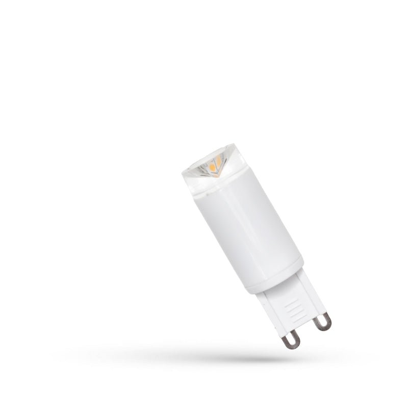 Lampe Spectrum LED G9 230V 2.5W 4000K blanc neutre, 200 lumens, angle de faisceau 100°, céramique, non dimmable, CRI 80