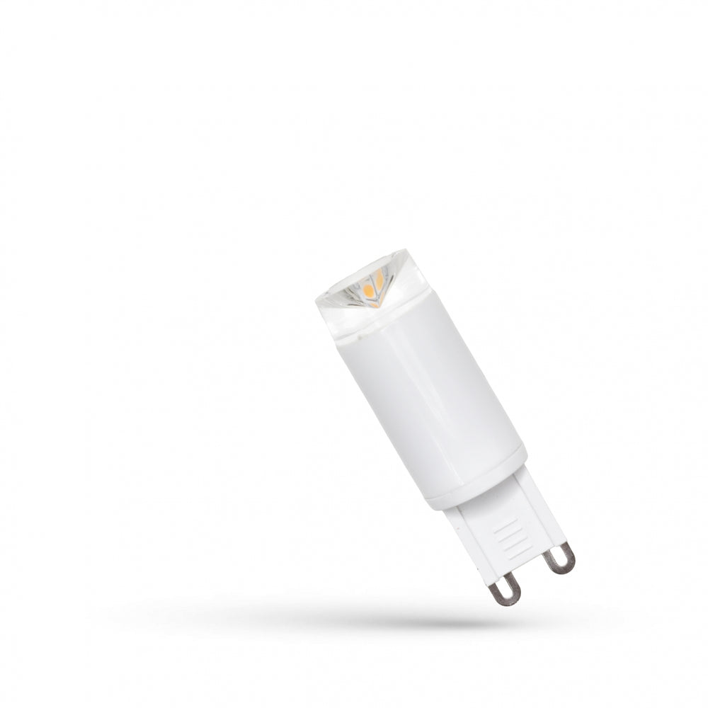 Lampe Spectrum LED G9 230V 2.5W 4000K blanc neutre, 200 lumens, angle de faisceau 100°, céramique, non dimmable, CRI 80