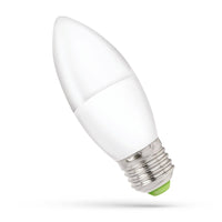 Spectrum bougie LED C37 E27 230V 6W NW 4000K, 540 lumens pour usage intérieur, angle de rayonnement 160°, non dimmable
