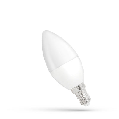 Lampe à chandelle LED Spectrum E14 5W blanc chaud dimmable, 470 lumens, 3000K, 230V, angle de faisceau 160°, usage intérieur