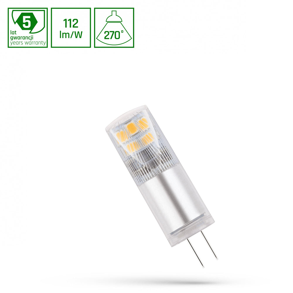 Spectrum LED G4 12V 2W 280 lumen NW 4000K, 270° stralingshoek, IP20 - geen dimmer