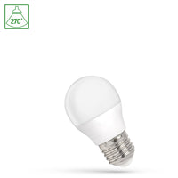 Lampe LED G45 E27 1W blanc chaud 3000K de Spectrum pour un éclairage d'intérieur d'ambiance avec 90 lumens et un angle de rayonnement de 270°