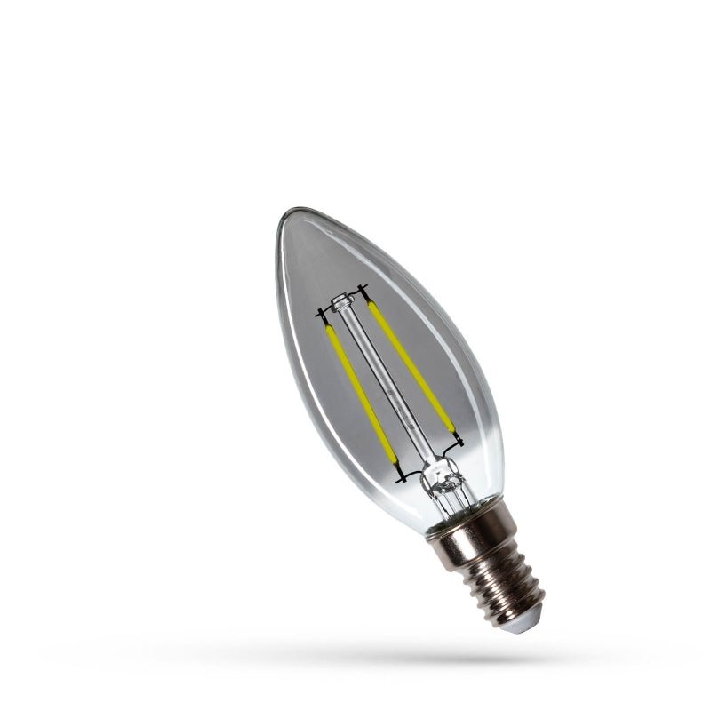 Led candle C35 E14 230V 3W 4000K NW 150 useful lumen spectrum lamp voor binnenverlichting