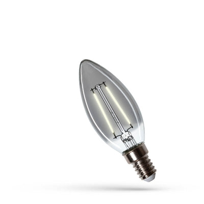 Led candle C35 E14 230V 3W 4000K NW 150 useful lumen spectrum lamp voor binnenverlichting