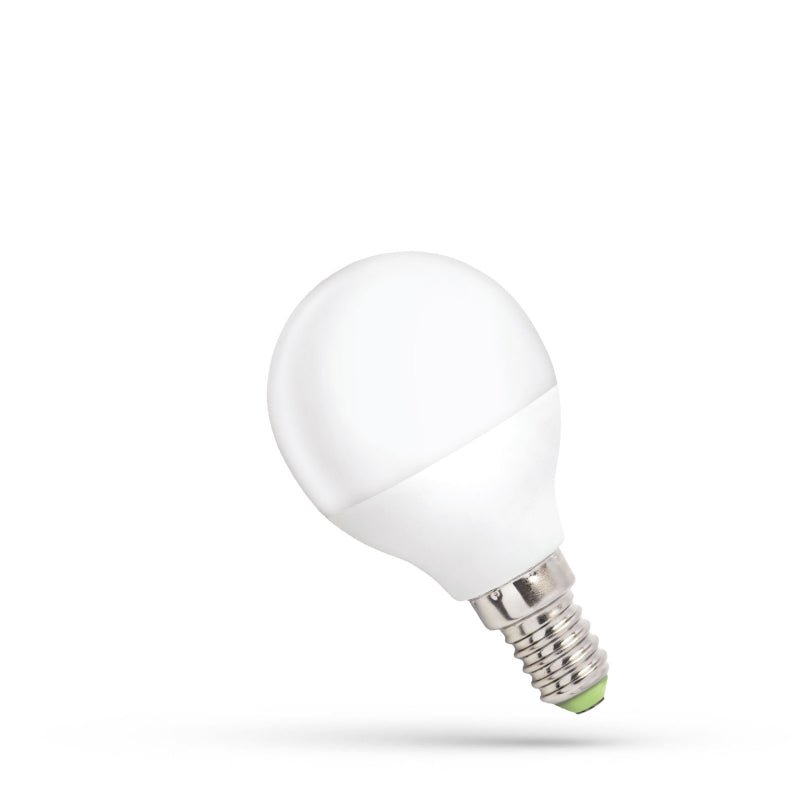 Spectrum LED ball G45 lamp met E14 fitting 230V 4W 4000K, 340 lumen, 160° verspreiding, niet dimbaar, IP20
