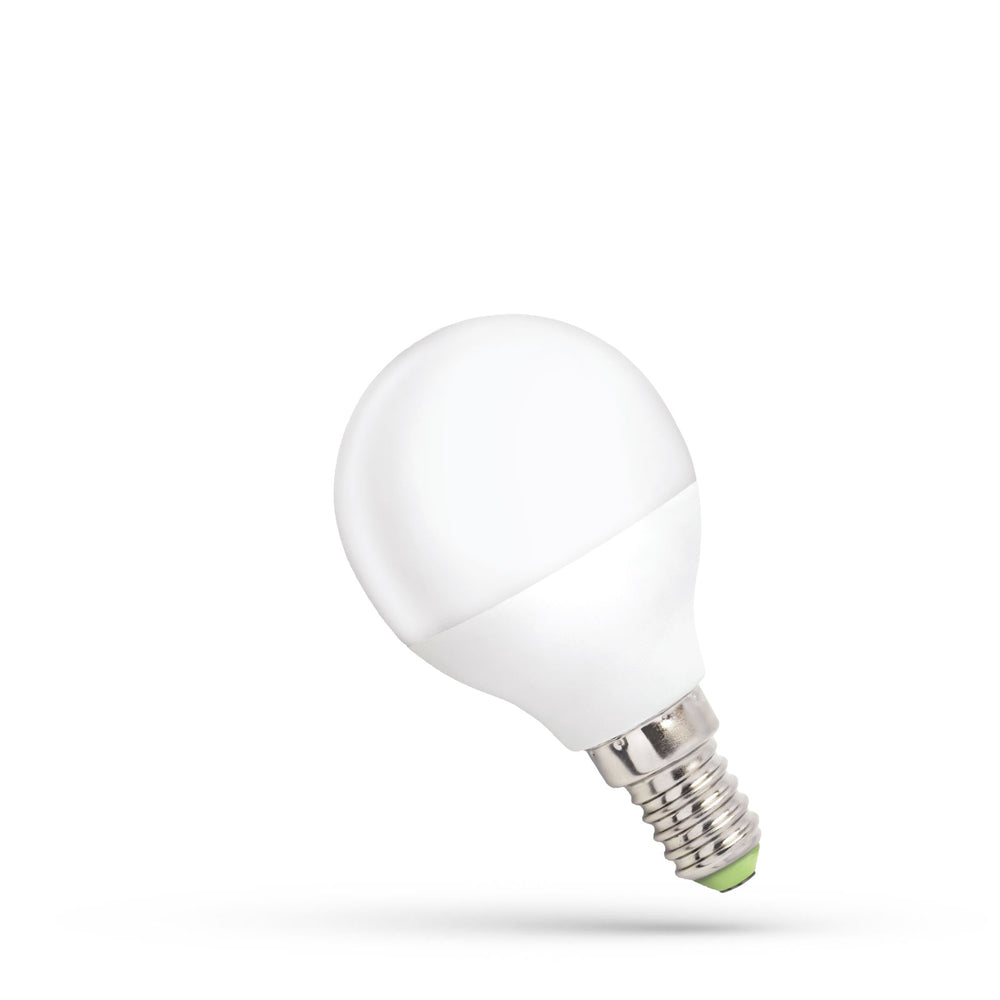 Spectrum LED ball G45 lamp met E14 fitting 230V 4W 4000K, 340 lumen, 160° verspreiding, niet dimbaar, IP20