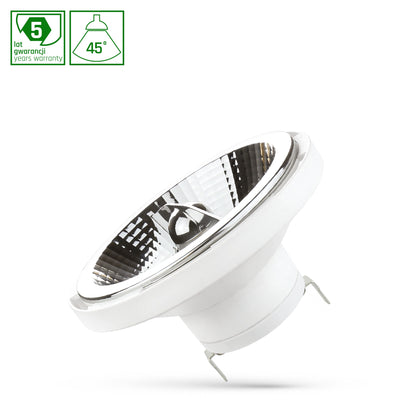 Spectrum LED AR111 G53 12V 14W 4000K 45° 920 lumen lumière naturelle blanche garantie 2 ans
