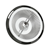 Spectrum LED AR111 GU10 12W 3000K zwart met 1050 lumen, 45 graden hoek, warm wit, 50.000 uur, 2 jaar garantie