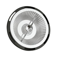 Spectrum LED AR111 GU10 12W 3000K zwart met 1050 lumen, 45 graden hoek, warm wit, 50.000 uur, 2 jaar garantie