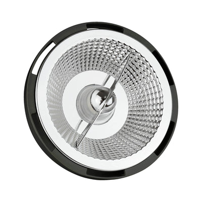 LED AR111 GU10 230V 12W COB 15° NW zwart spectrum lamp met 860 lumen en 4000K voor intens gerichte verlichting