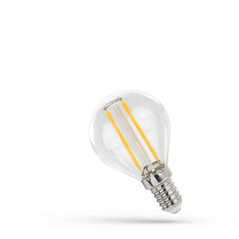 Ampoule LED Spectrum G45 E14 2700K 230V 1W blanc chaud, 100 lumens, angle de faisceau de 300°, économie d'énergie et durable