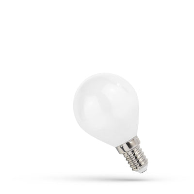 Lampe LED G45 E14 1W filament 4000K lumière blanche claire spectre