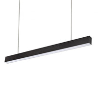 Lampe à tube LED Spectrum allday inspire one 830 30W noir, 3000K, 4350 lumens, 115° montage en surface ou suspendu