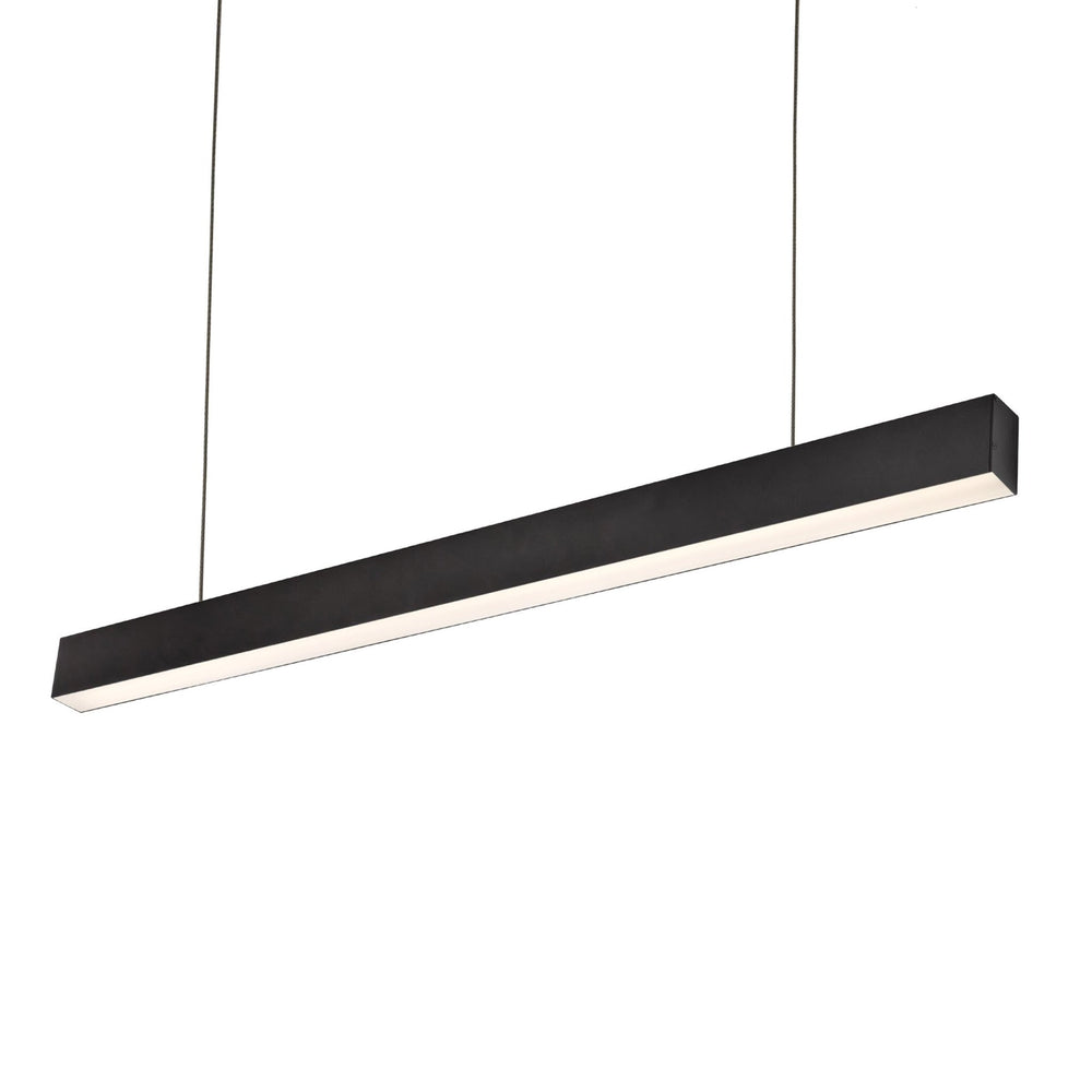 Lampe à tube LED Spectrum allday inspire one 830 30W noir, 3000K, 4350 lumens, 115° montage en surface ou suspendu