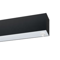 Lampadaire LED 36W Spectrum Allday avec capteur 4000K, angle de rayonnement de 115°, 112cm noir, 4900 lumens, IP20, garantie 2 ans