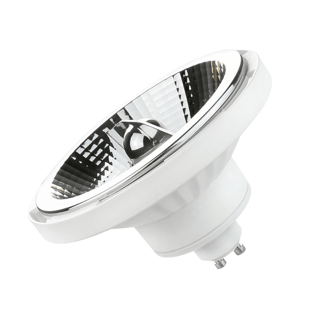 LED Spot - GU10 AR111 - 12W vervangt 70W - 3000K warm wit licht - Lichtspreiding 20°